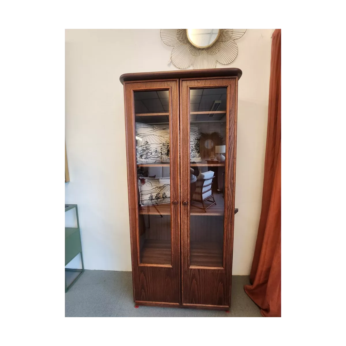 Vitrine Sanora Acajou