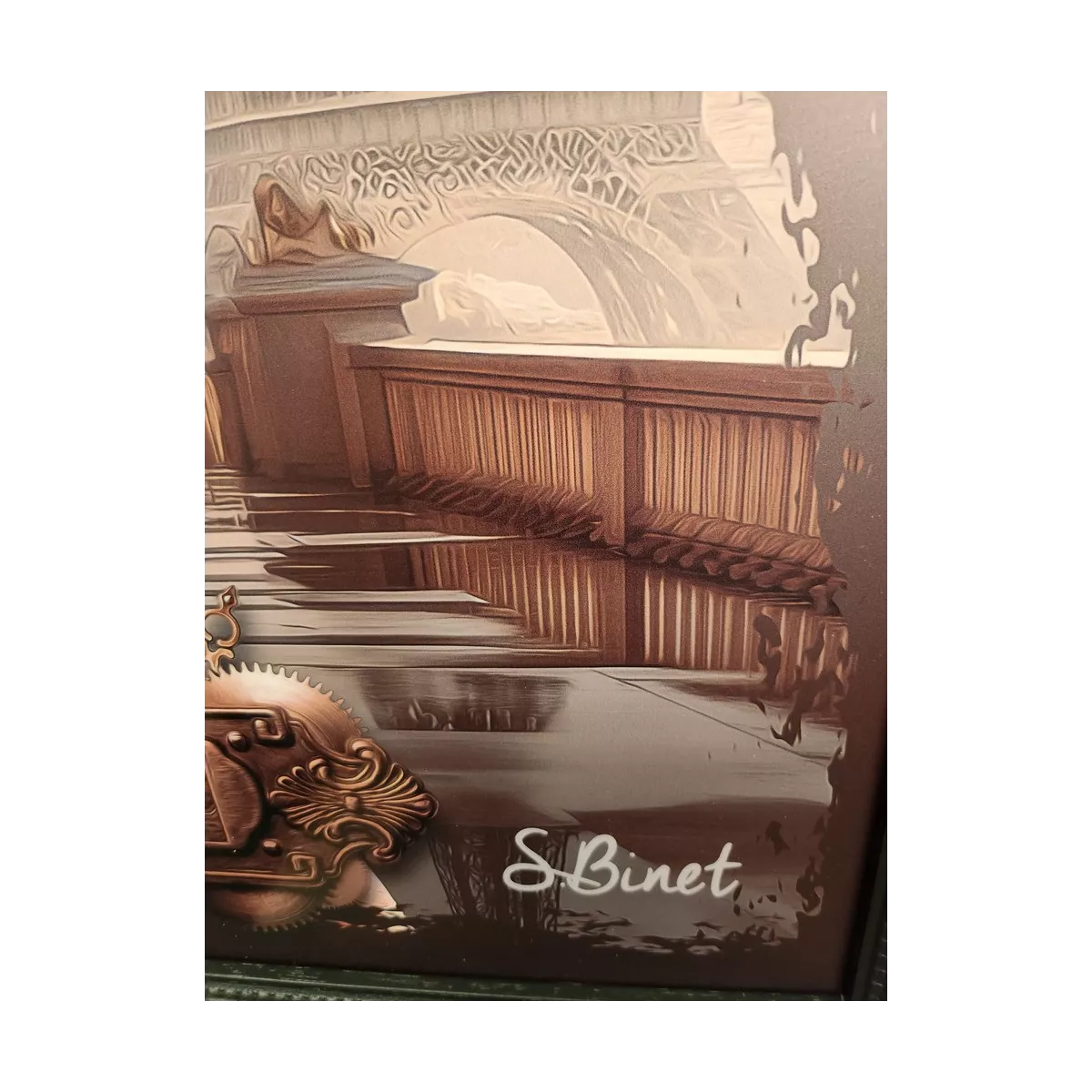 Tableau Binet Chat-Nel 50x70