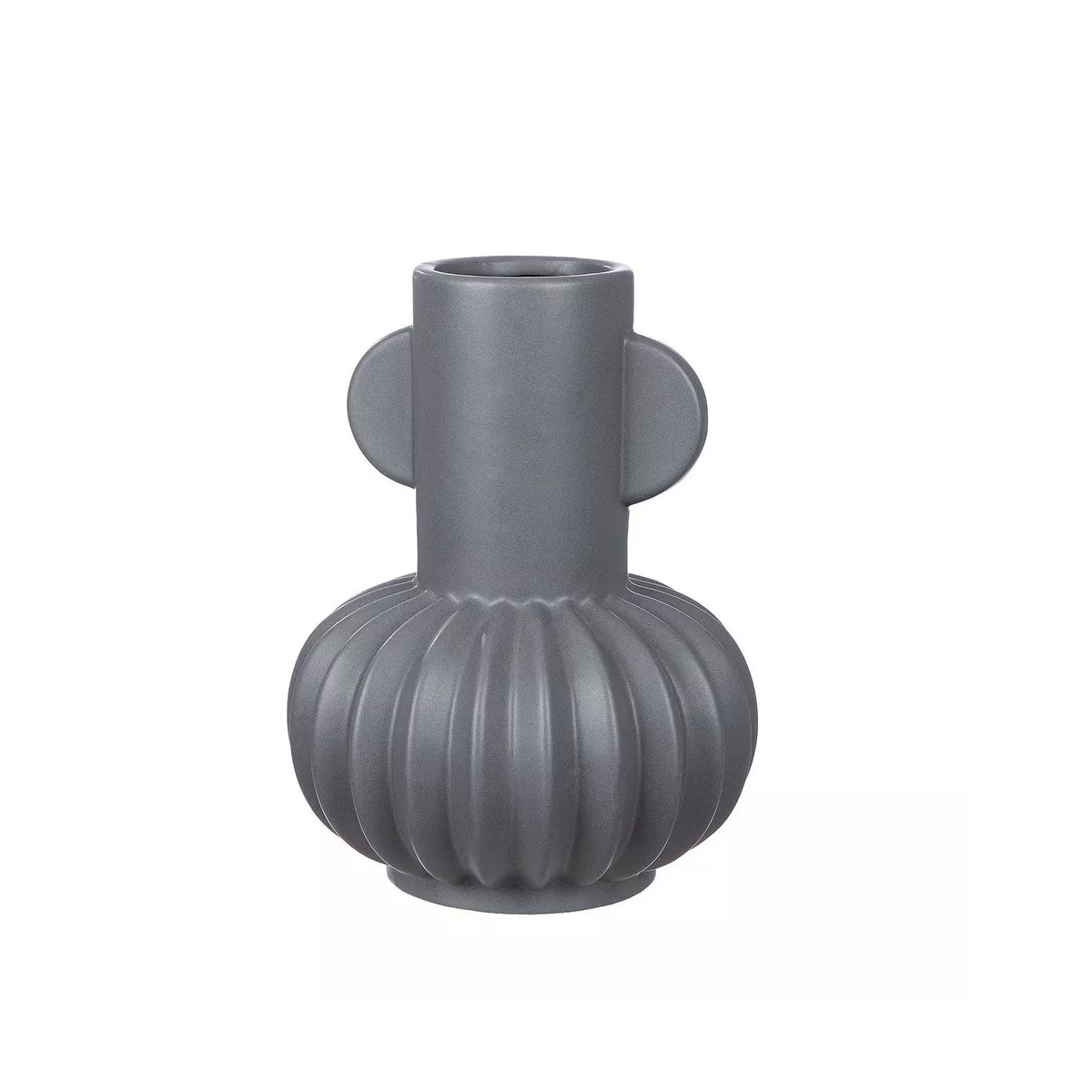 Vase Art Déco Gris H.20