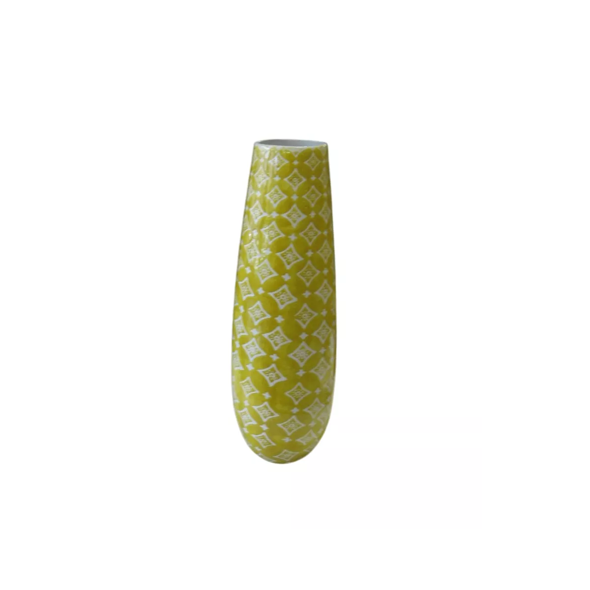 Vase Graphik Moutarde H.60cm