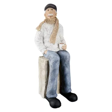 Figurine Matelot Assis H.25cm
