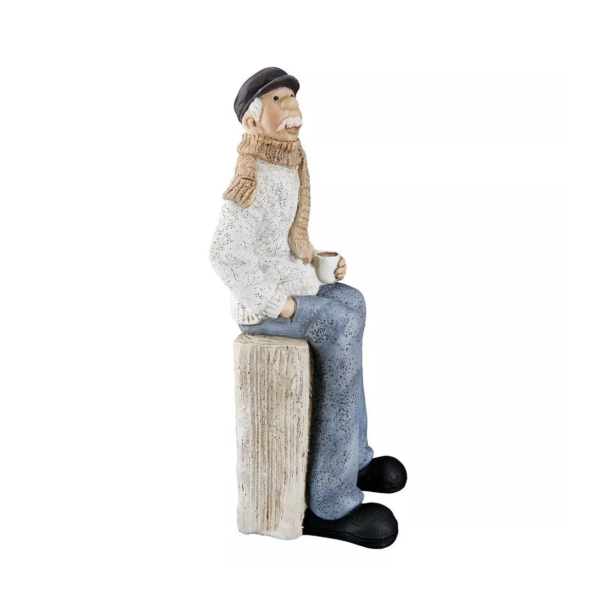 Figurine Matelot Assis H.25cm