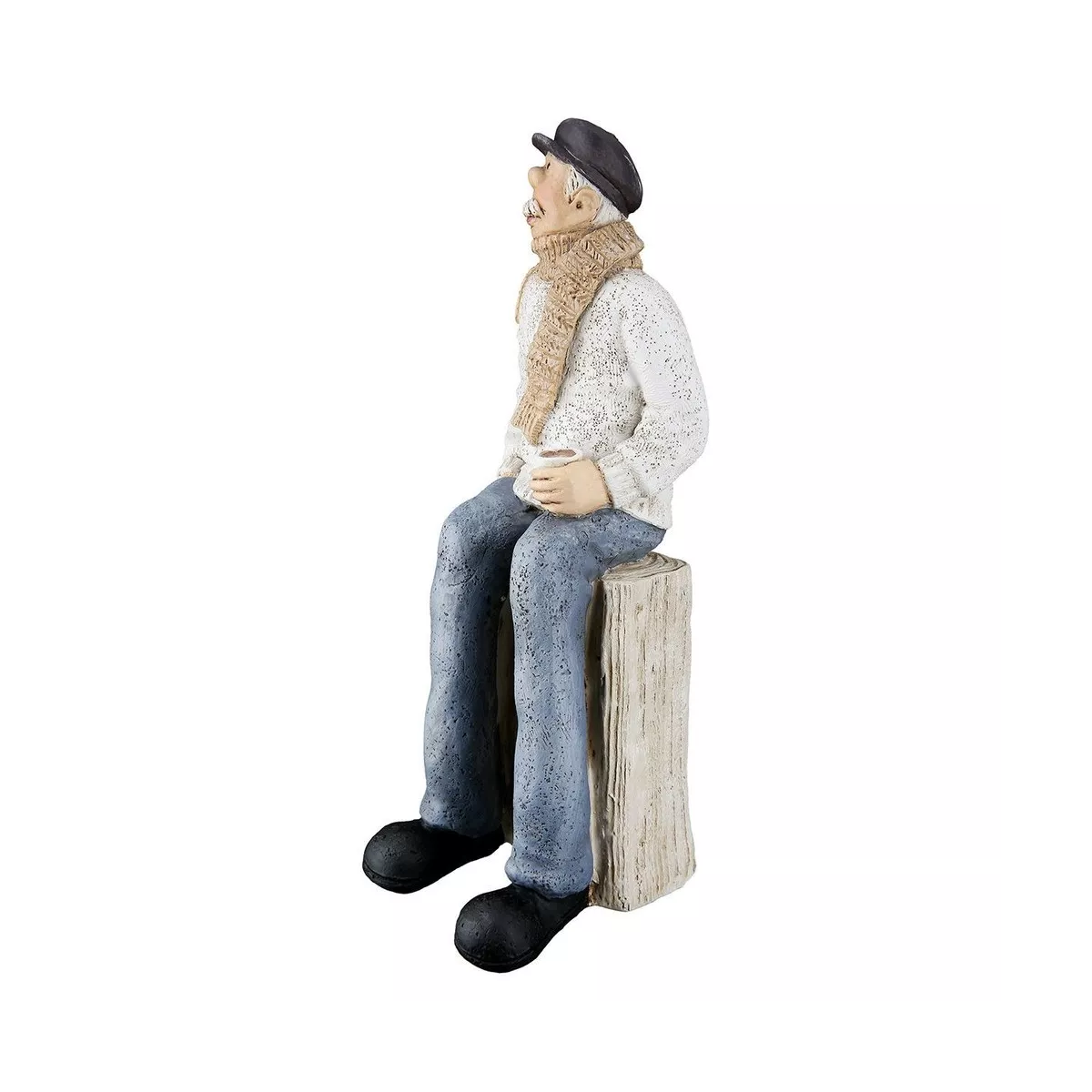 Figurine Matelot Assis H.25cm