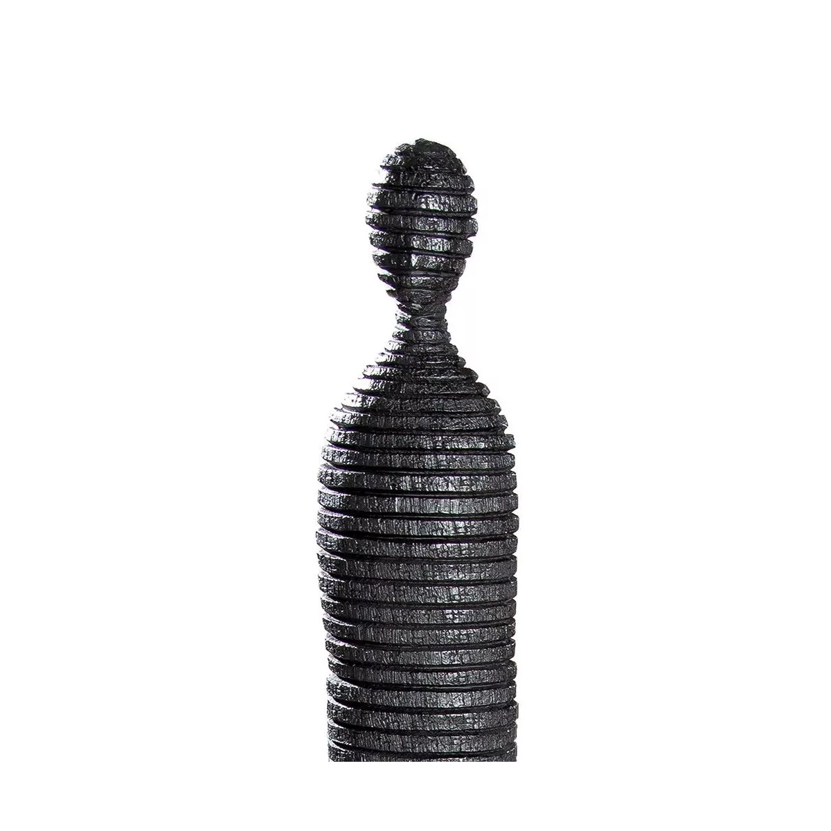 Sculpture silhouette Noir H.109cm