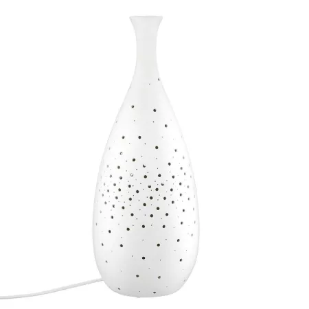 Lampe Porcelaine Bouteille H.42