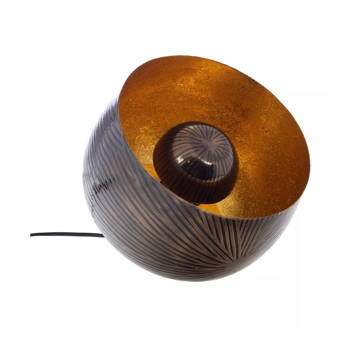 Lampe Samuel Relief Dark 28 cm