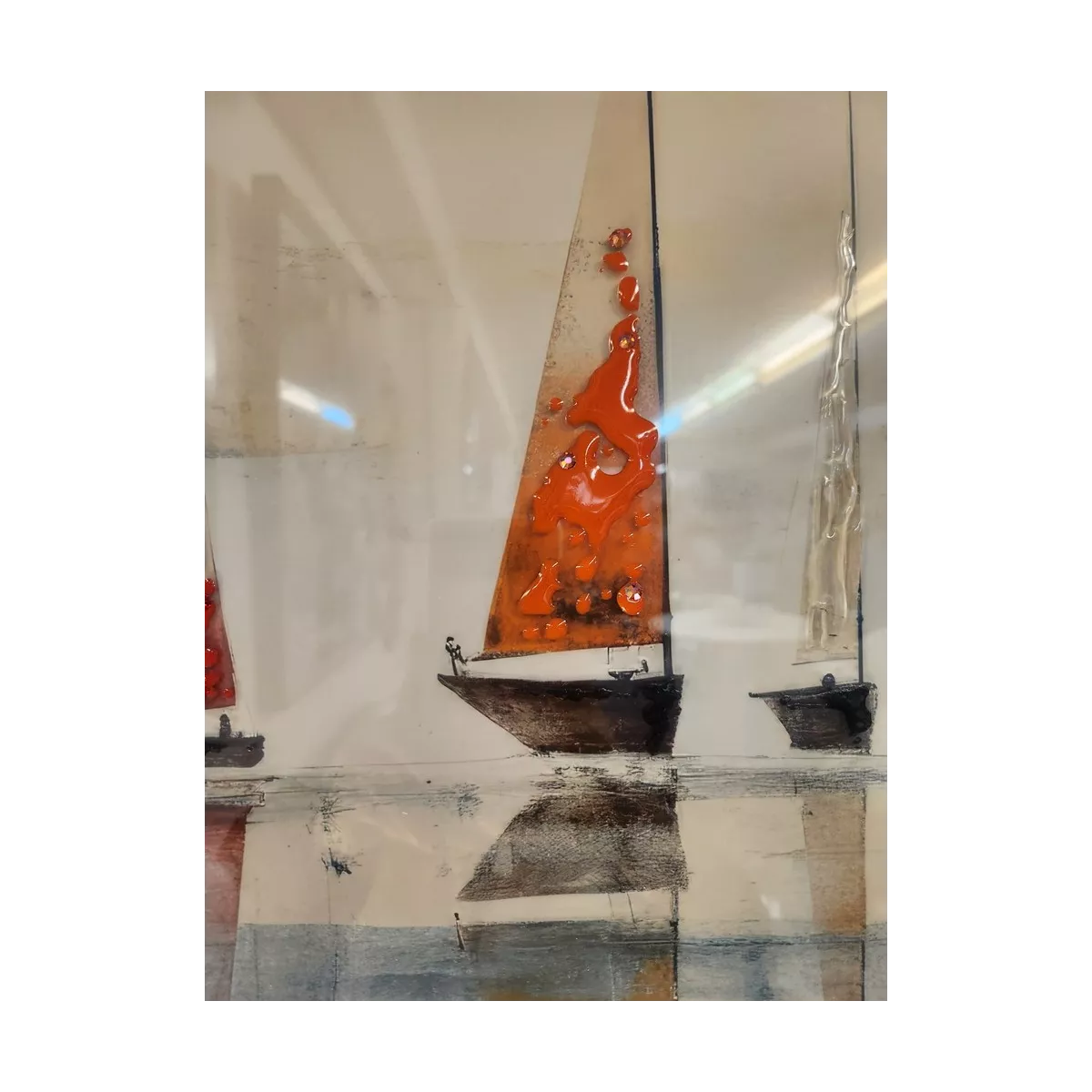 Tableau Maritime Minimalist 71x71