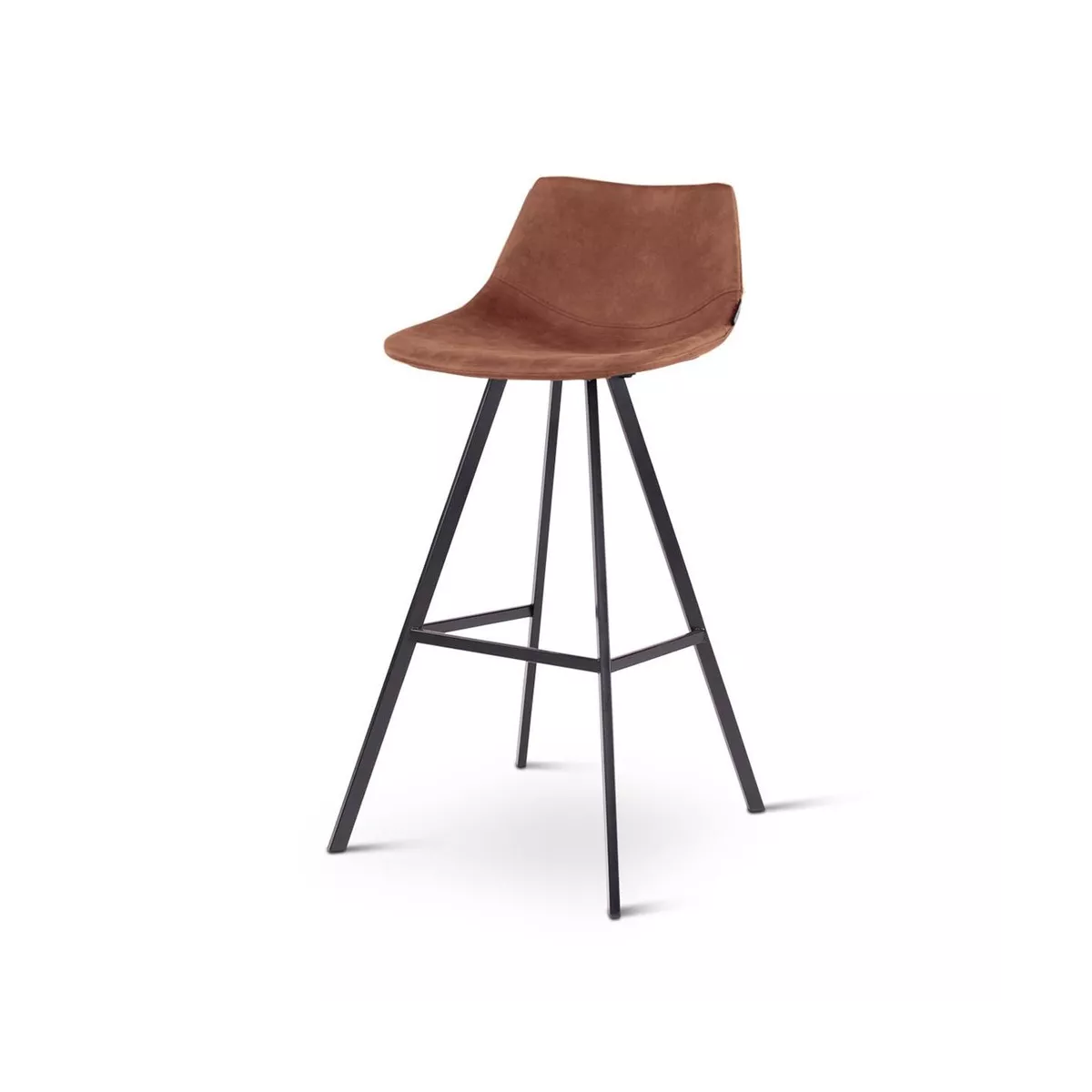 Tabouret de bar Happy Cognac