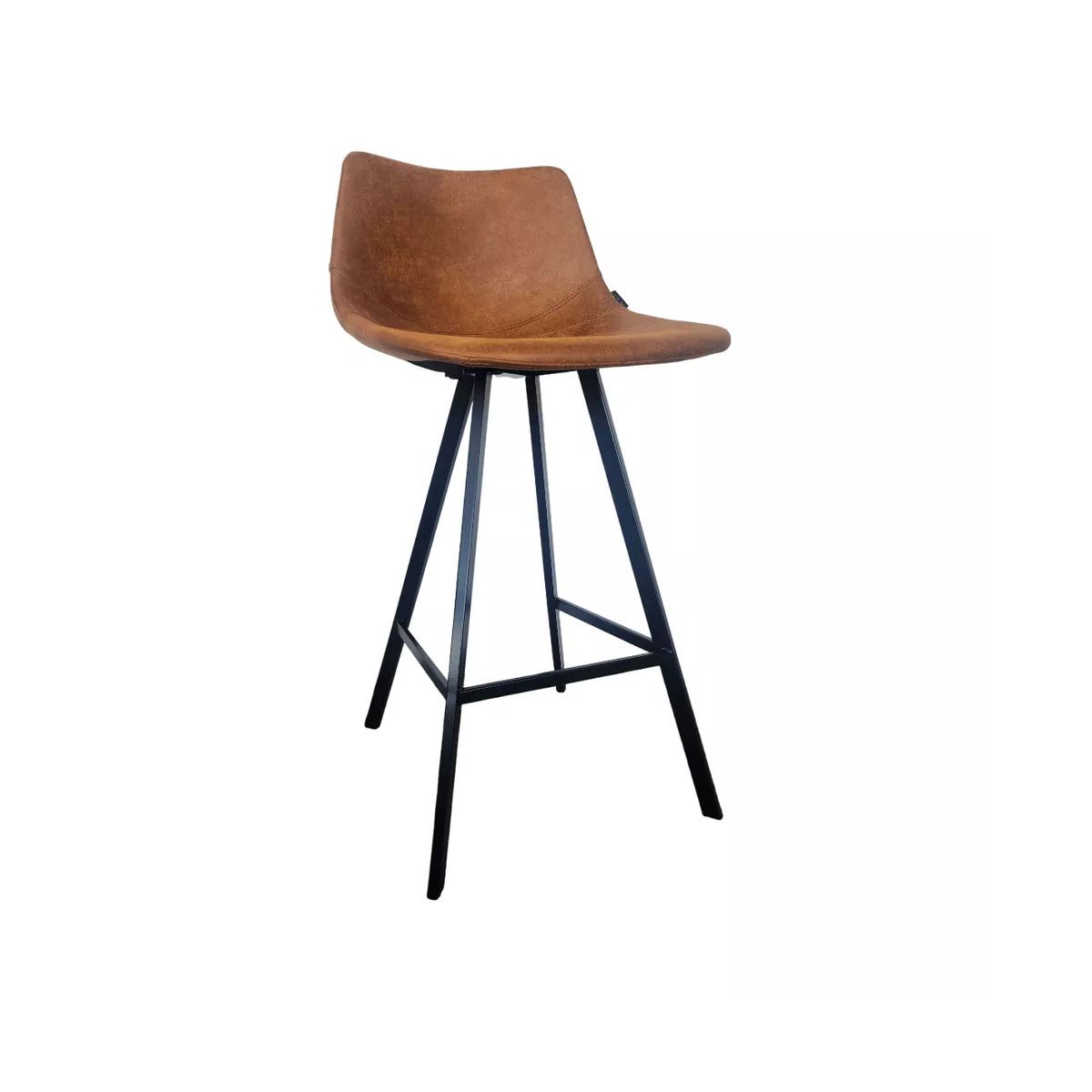 Tabouret de bar Happy Cognac