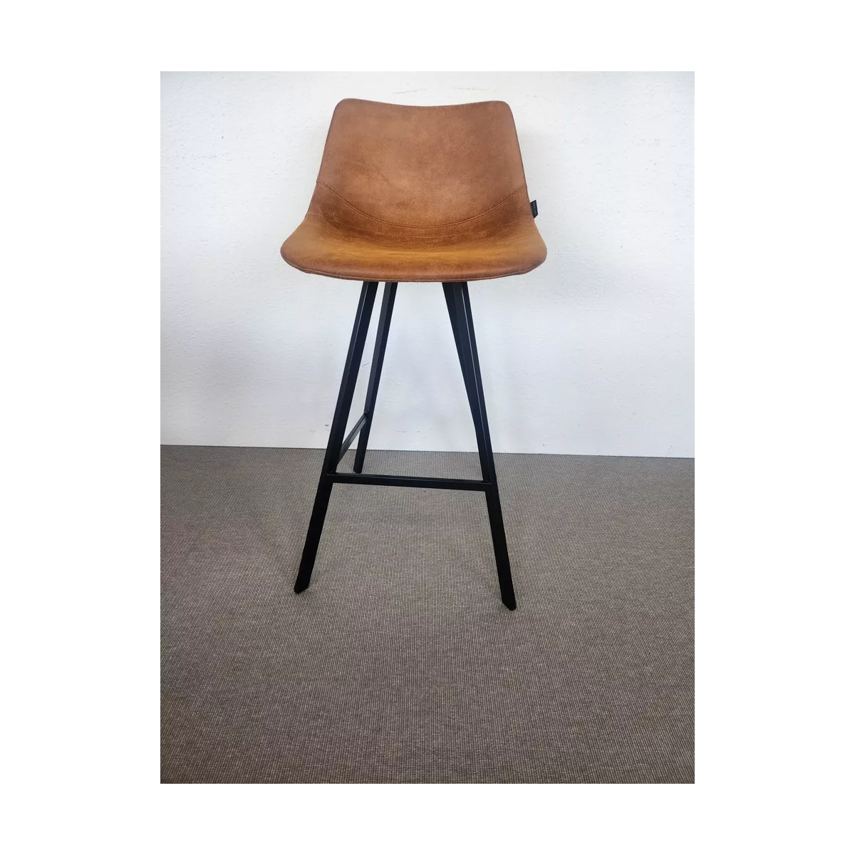 Tabouret de bar Happy Cognac