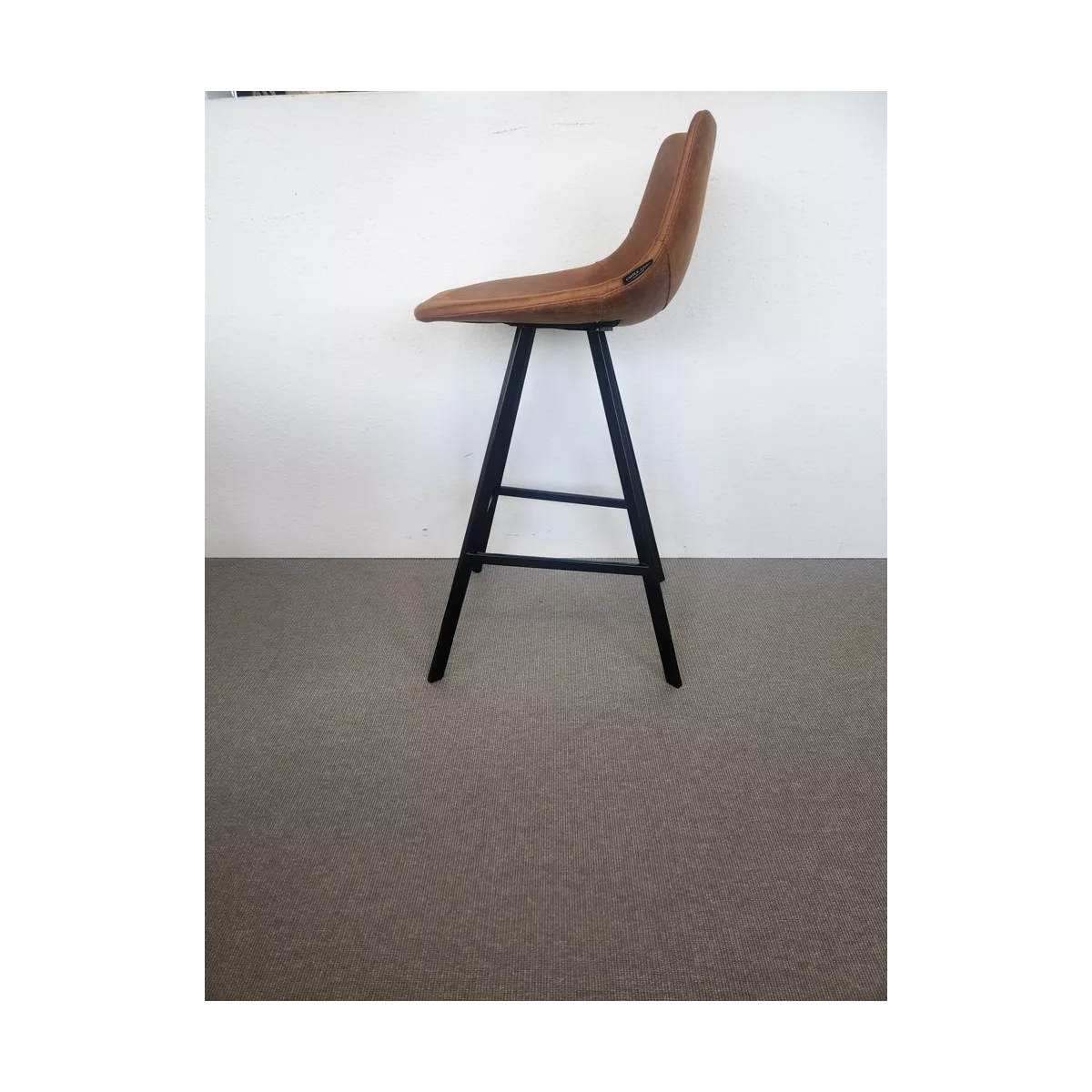 Tabouret de bar Happy Cognac