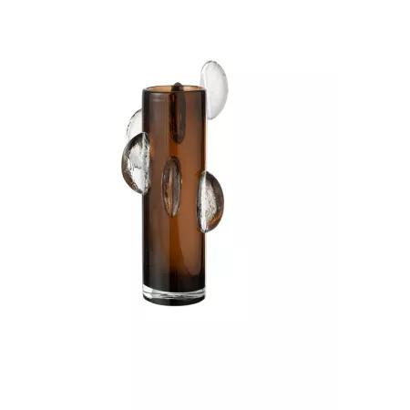 Vase en Verre Steggy Verre Marron h37