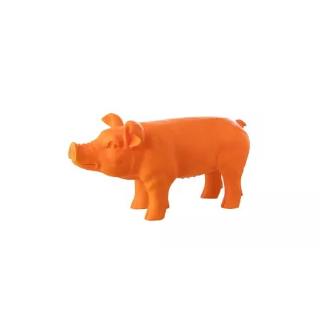 Statue Cochon Orange Extérieur 34h