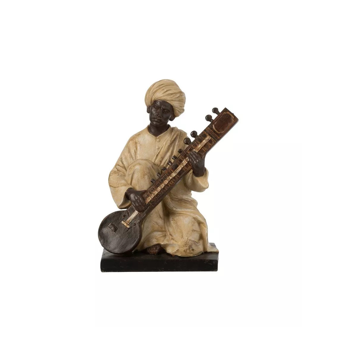 Musicien Indien Assis H.24cm
