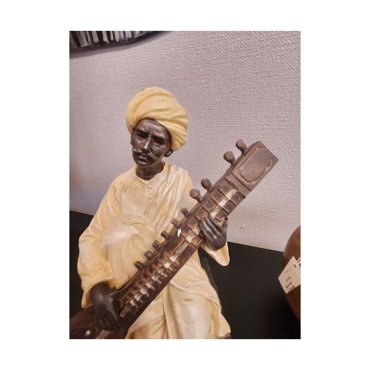 Musicien Indien Assis H.24cm