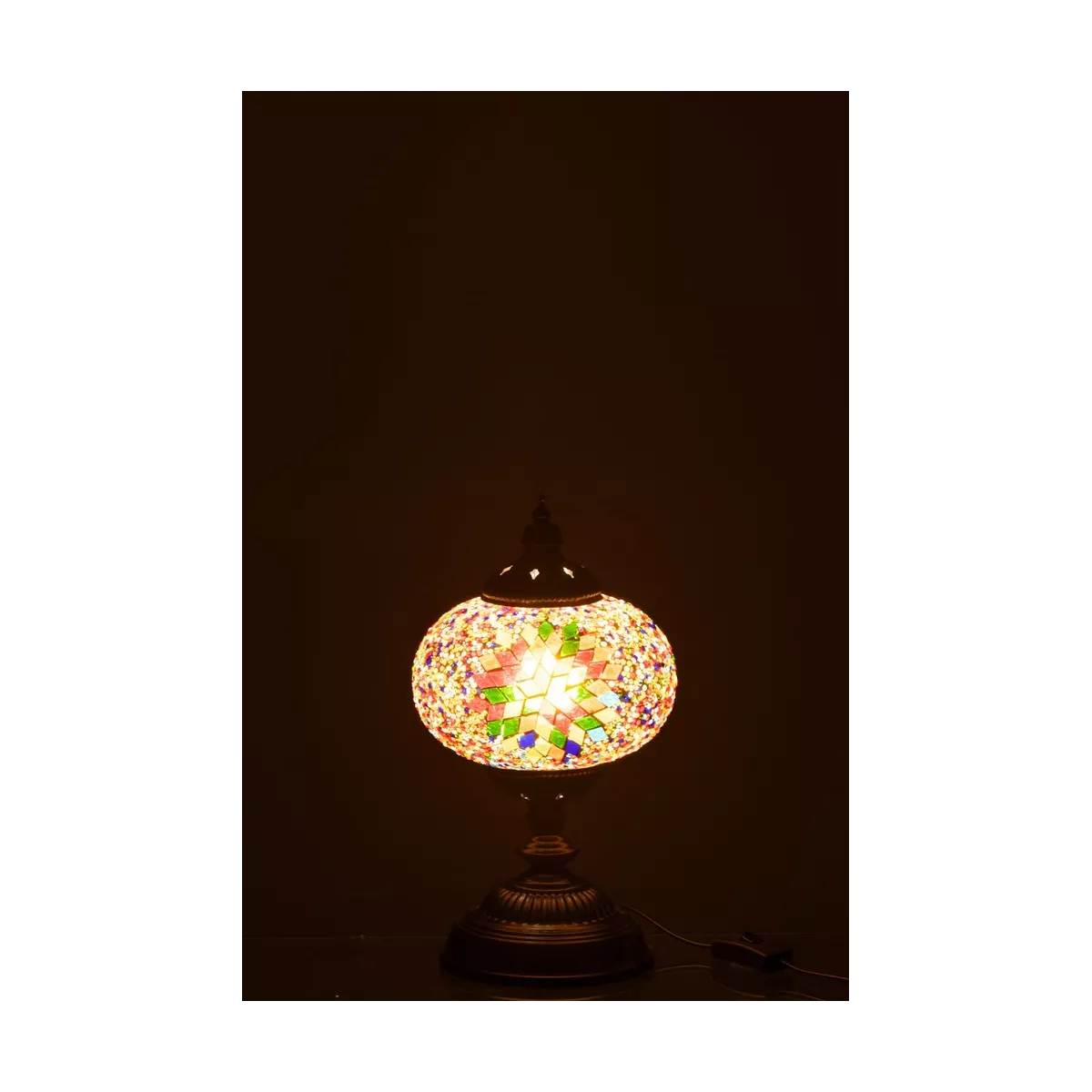 Lampe Mosaique Orient H.44cm