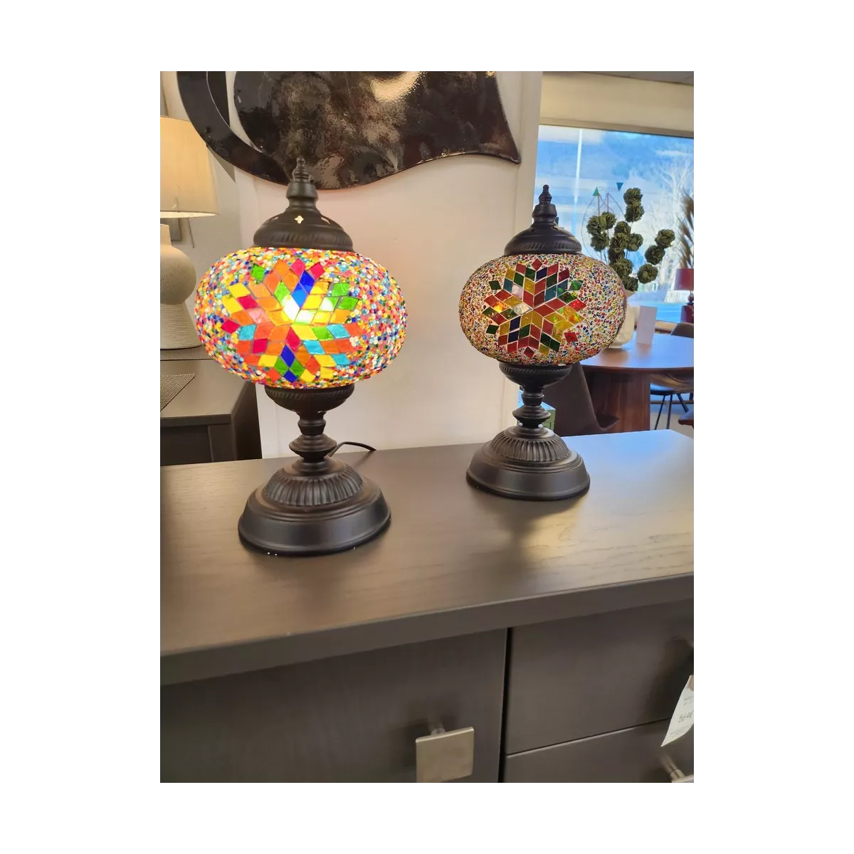 Lampe Mosaique Orient H.44cm