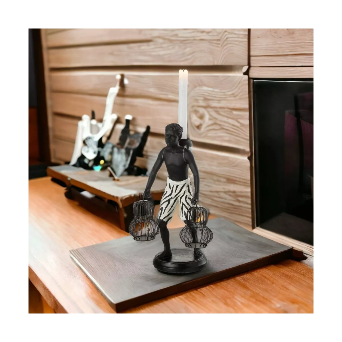 Statue Homme debout Ethnique