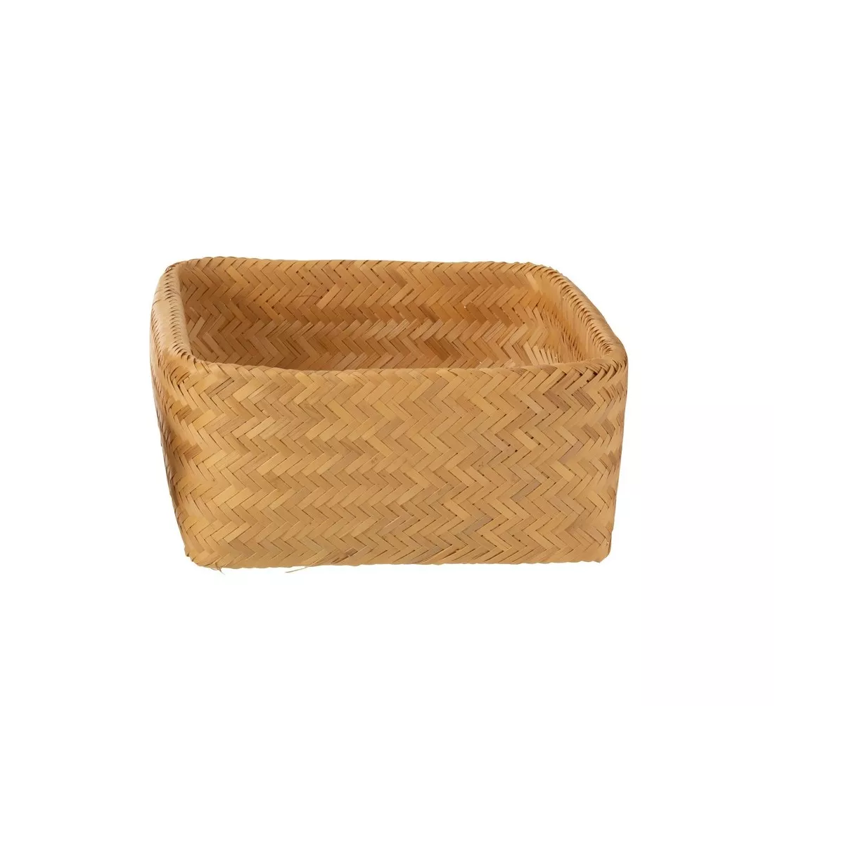 Corbeille Carrée en Bambou 30x30