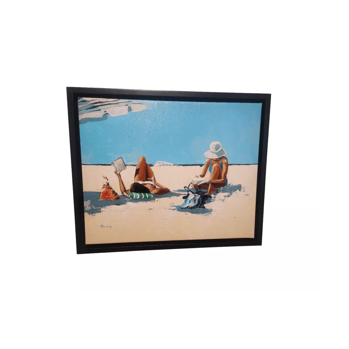 Tableau Filles sur la plage I 50x40