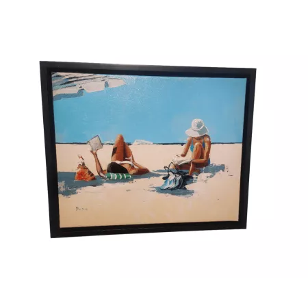 Tableau Filles sur la plage I 50x40