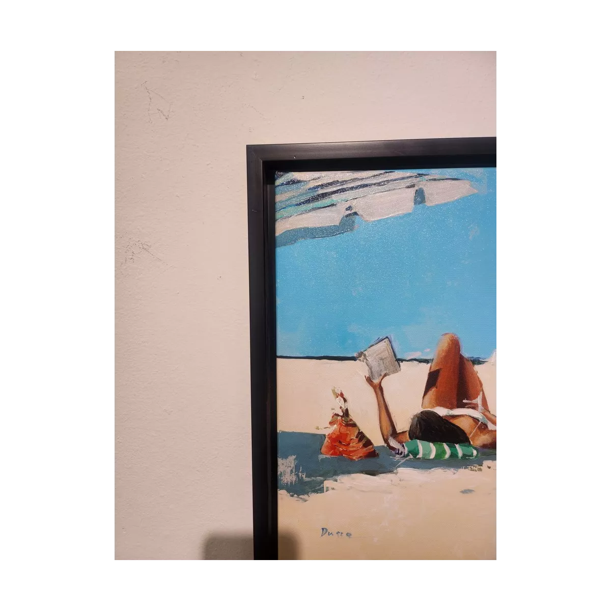 Tableau Filles sur la plage I 50x40