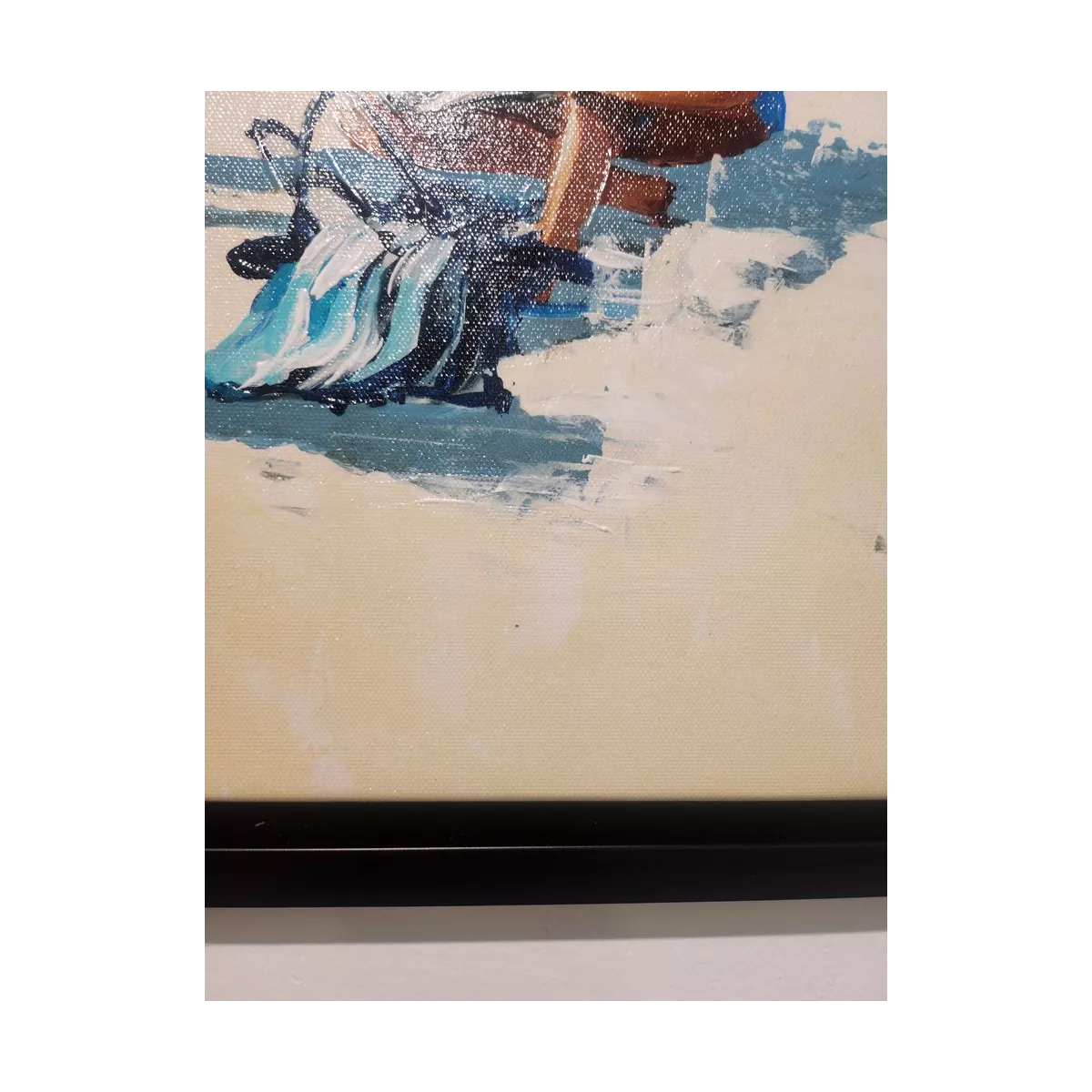 Tableau Filles sur la plage I 50x40
