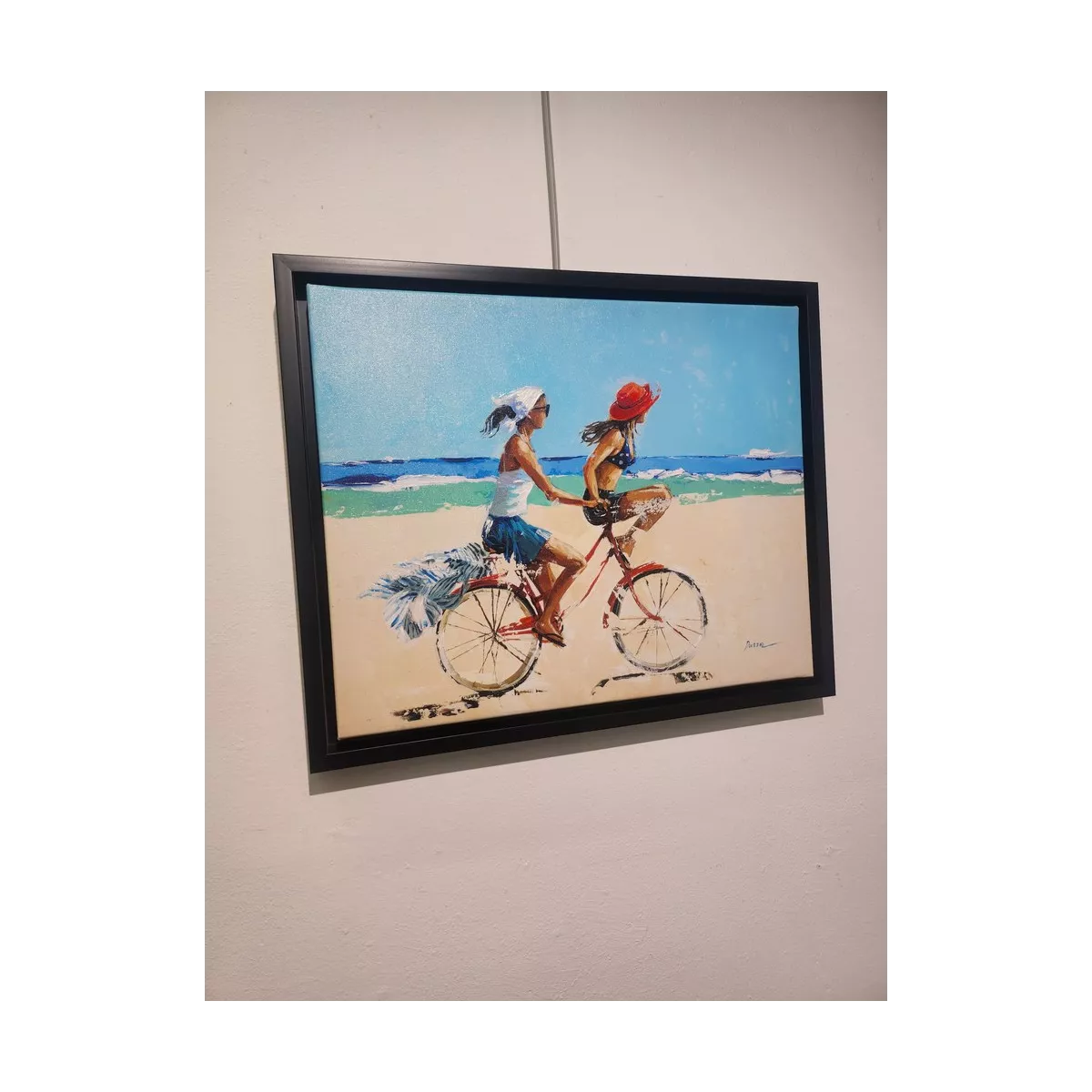 Tableau Filles sur la plage II 50x40
