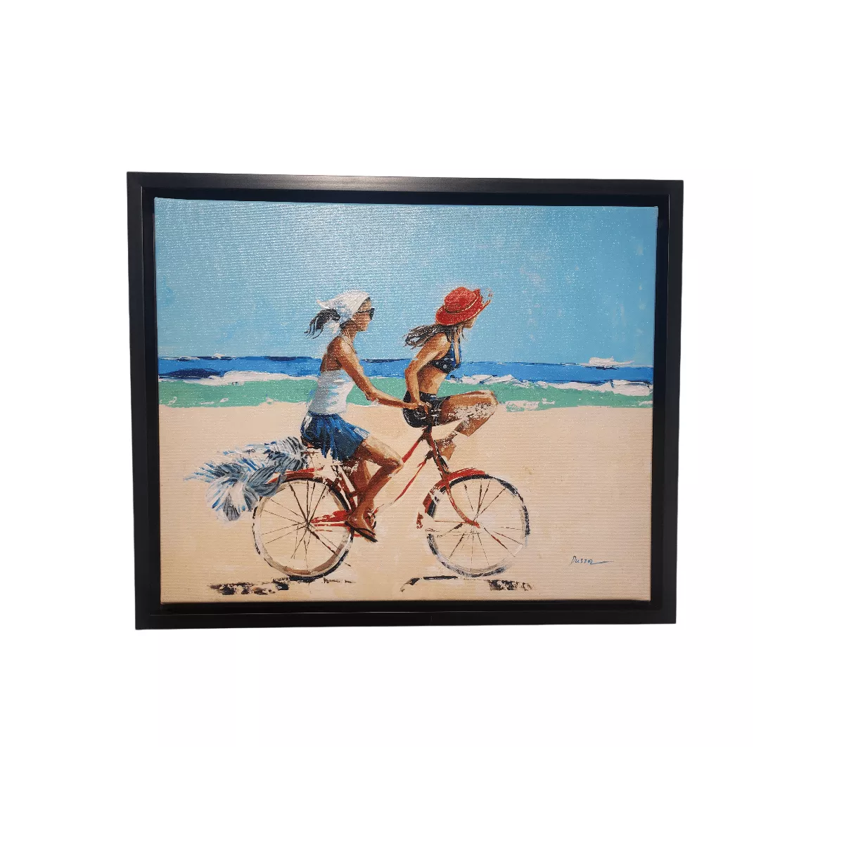 Tableau Filles sur la plage II 50x40