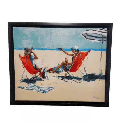 Tableau Filles sur la plage 50x40