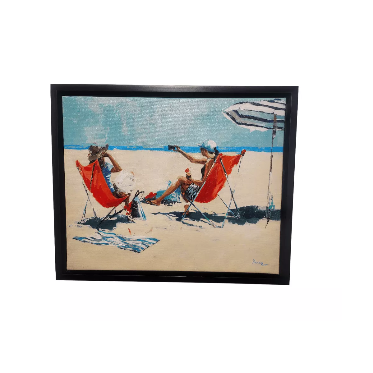 Tableau Filles sur la plage III 50x40