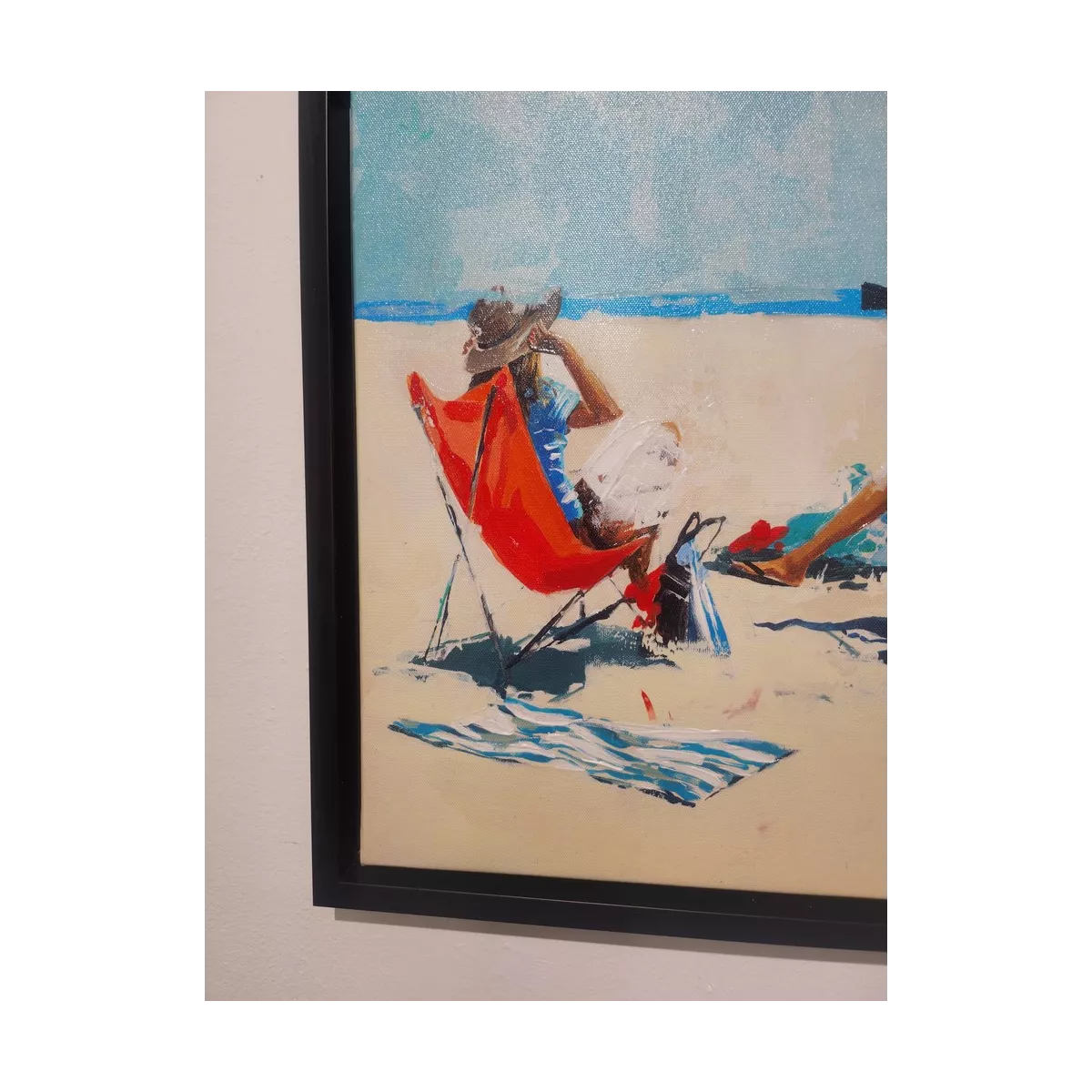 Tableau Filles sur la plage III 50x40