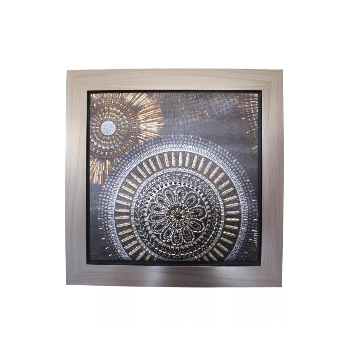 Tableau Quito sequins Noir 52x52