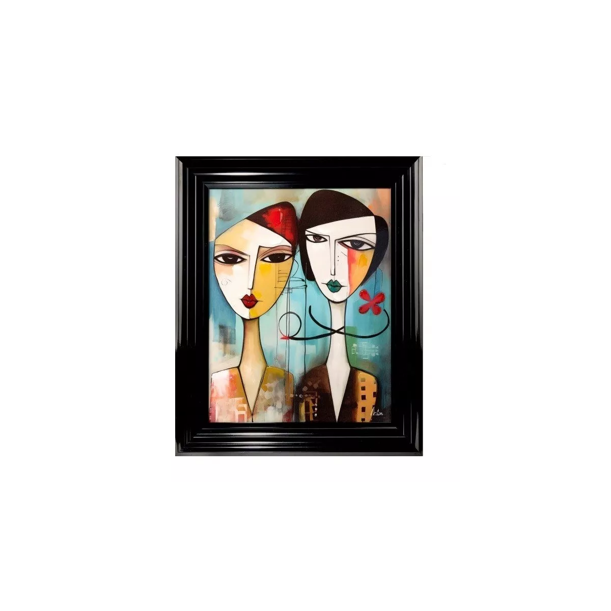 Tableau 2 Femmes Cubisme I 50x60