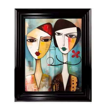 Tableau 2 Femmes Cubisme I 50x60