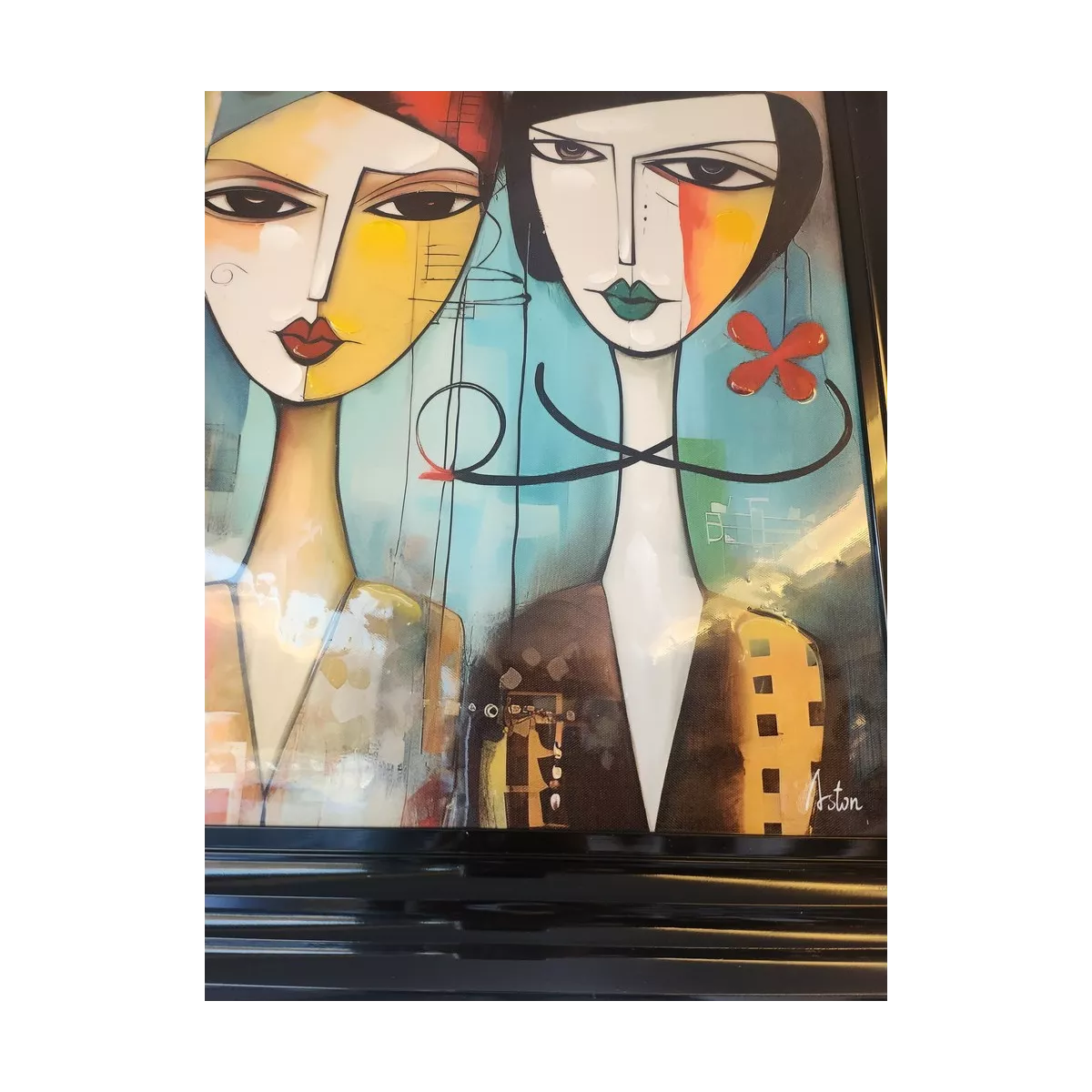 Tableau 2 Femmes Cubisme I 50x60