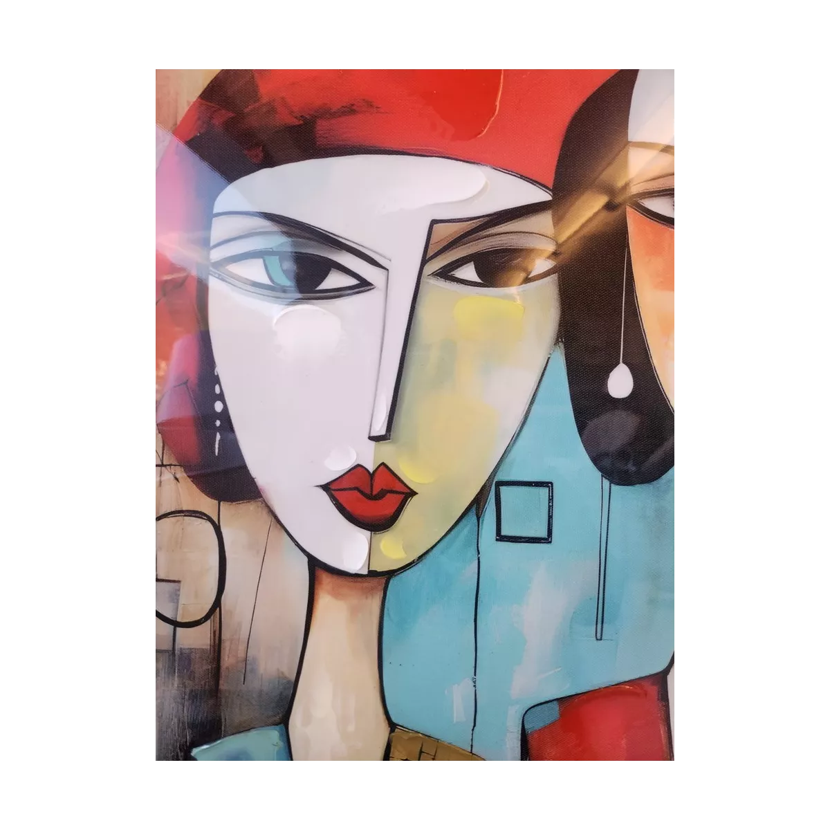 Tableau 2 Femmes Cubisme II 50x60