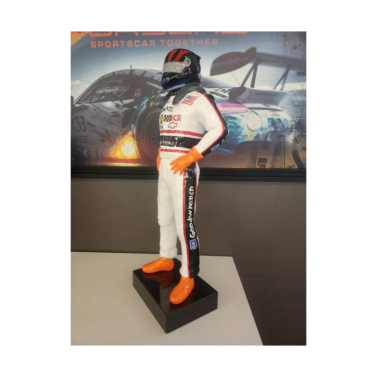 Statue Pilote de Formule 1 H.60