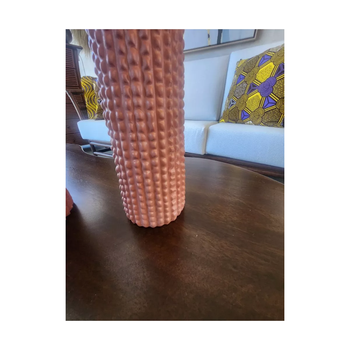 Vase Angira Corail H.46cm