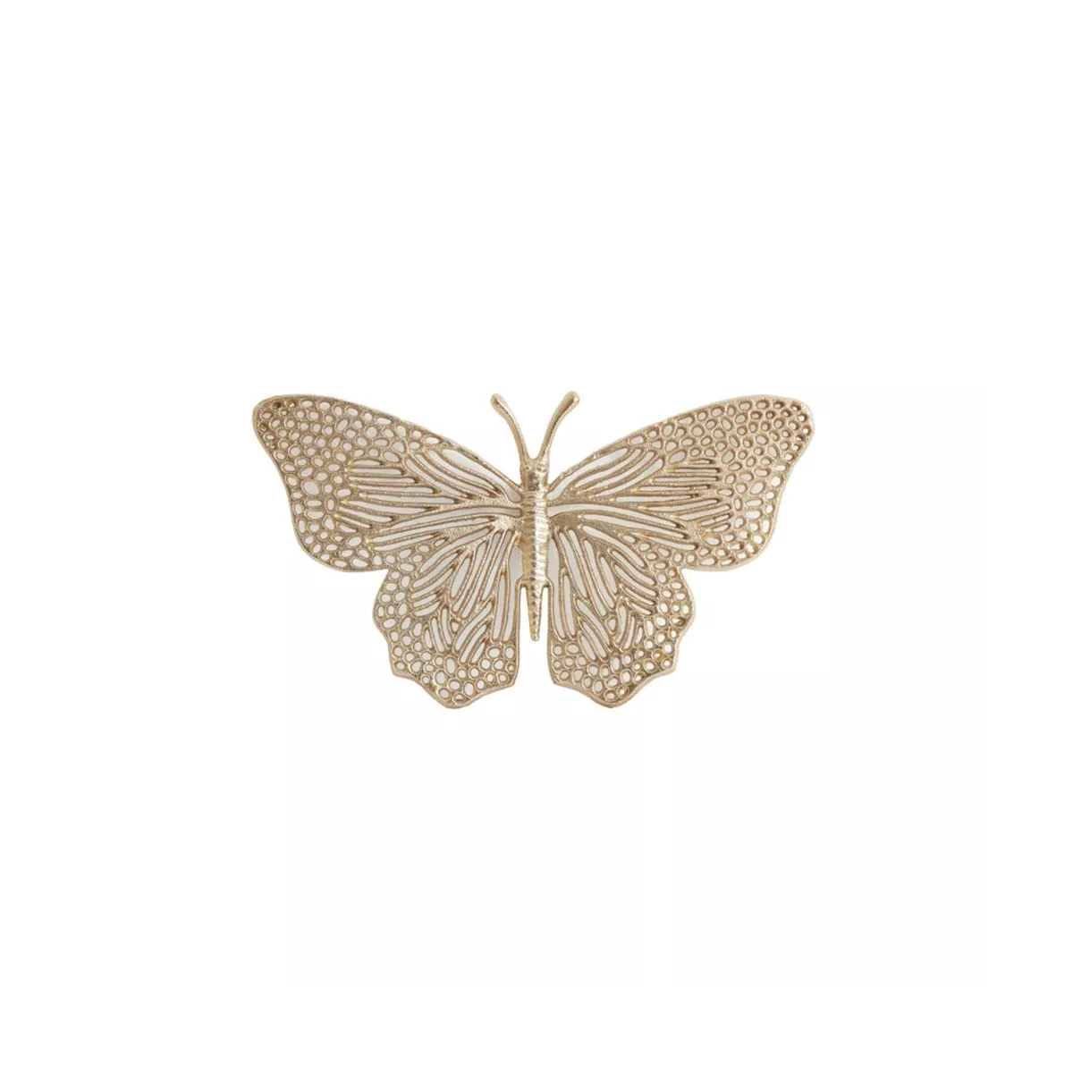 Décoration Murale Papillon Doré 26x16