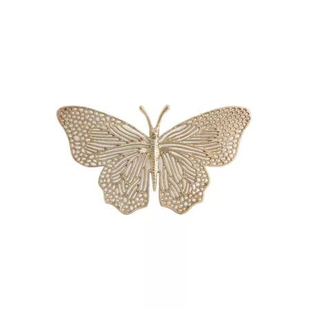 Décoration Murale Papillon Doré 39x25