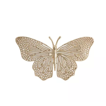 Décoration Murale Papillon Doré 39x25