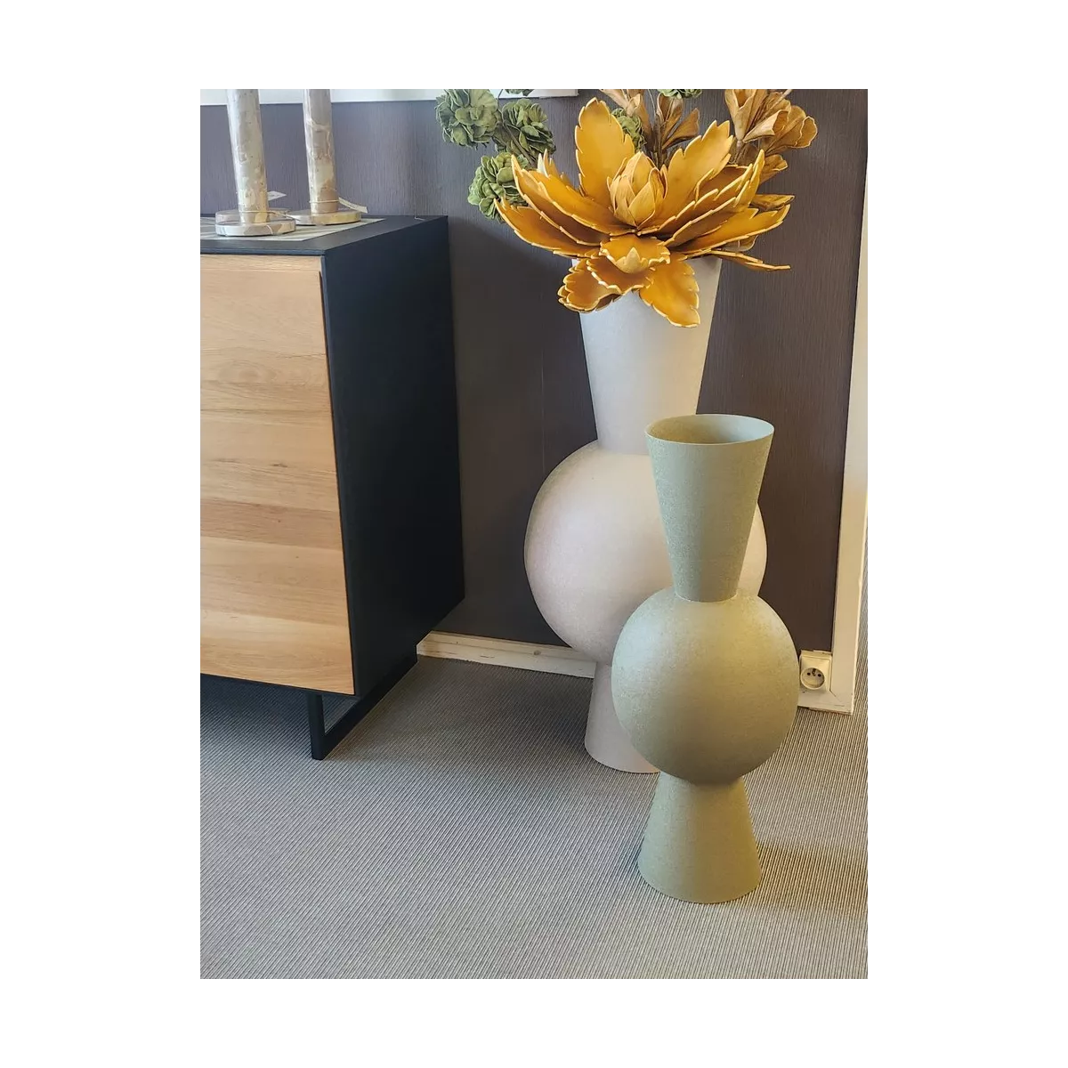 Vase Chedi Olive Fer H.83