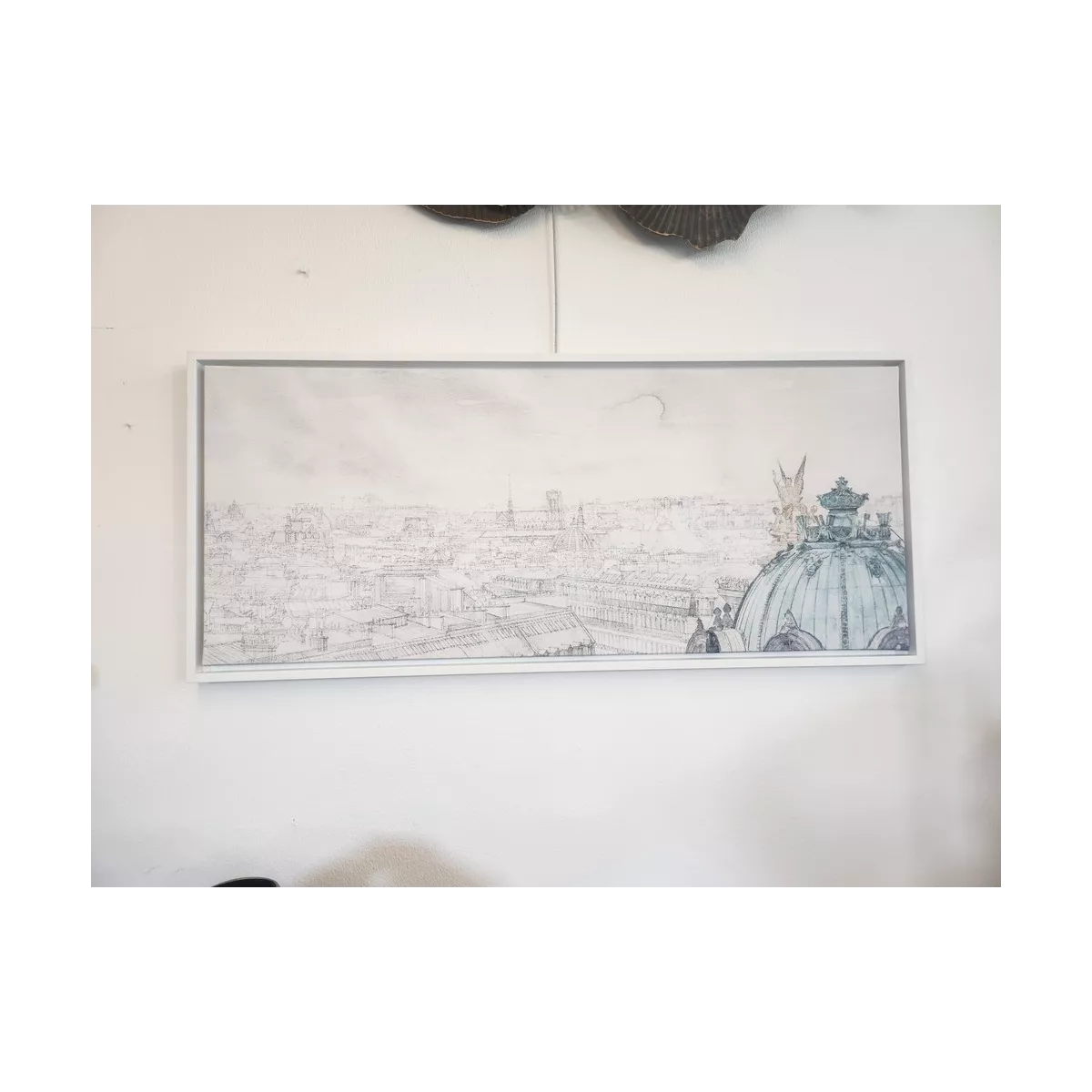 Tableau Toits de Paris I 120x50