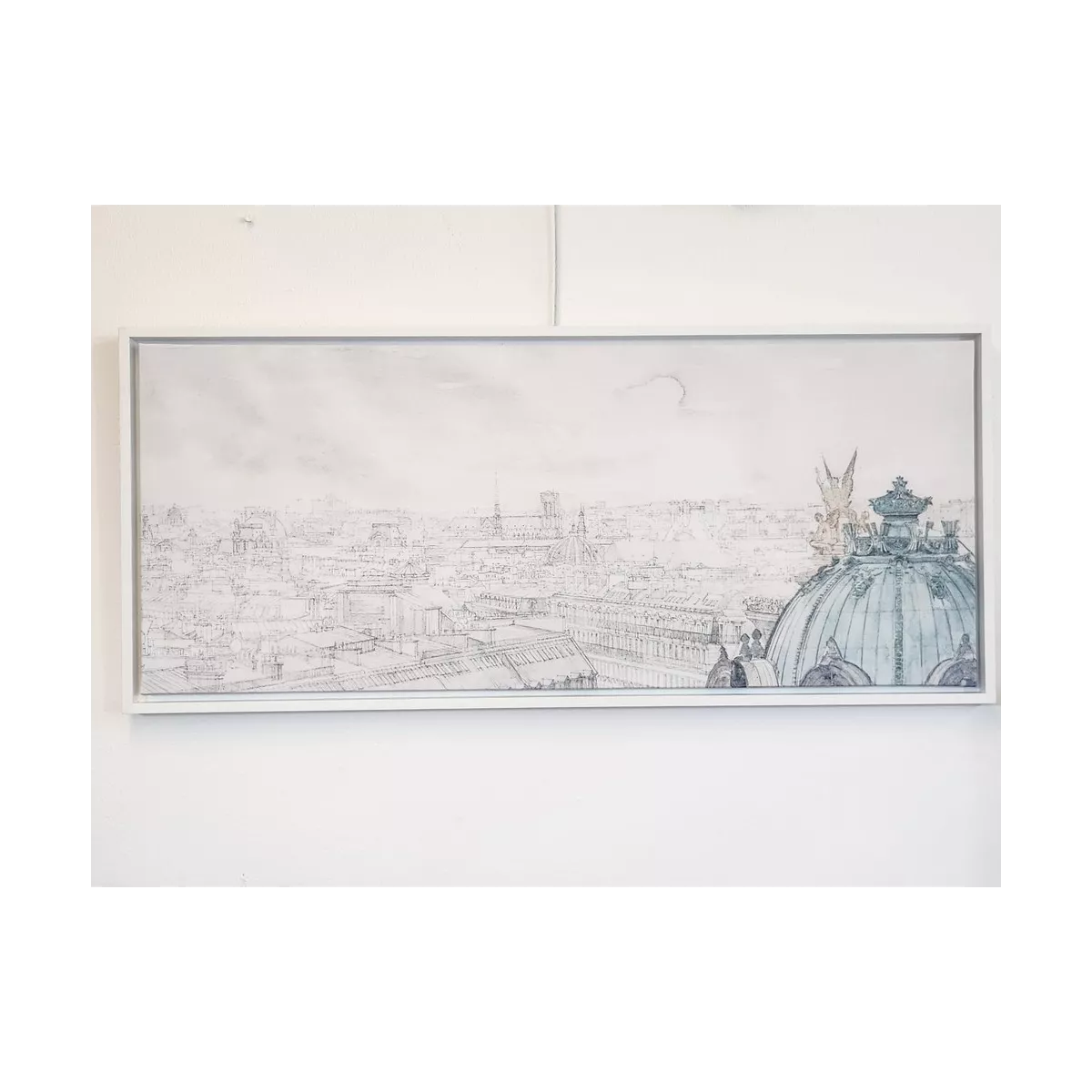 Tableau Toits de Paris I 120x50
