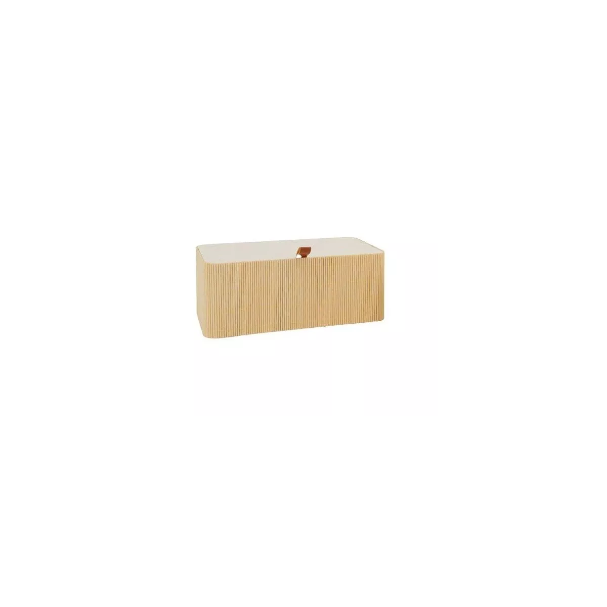 Boite Bambou Idia rectangle 23x13