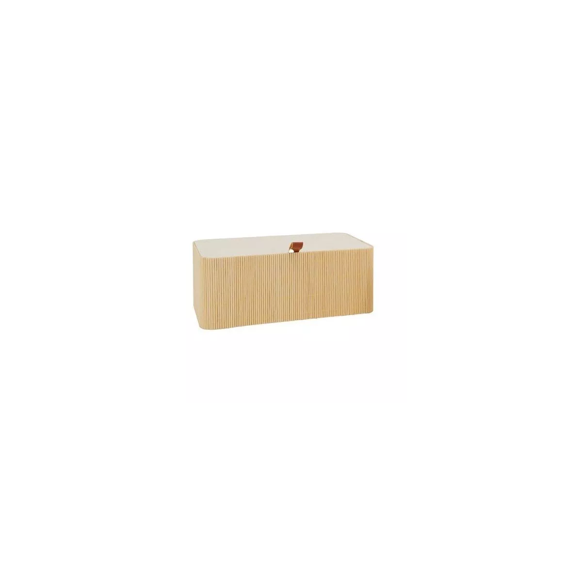 Boite Bambou Idia rectangle 23x13