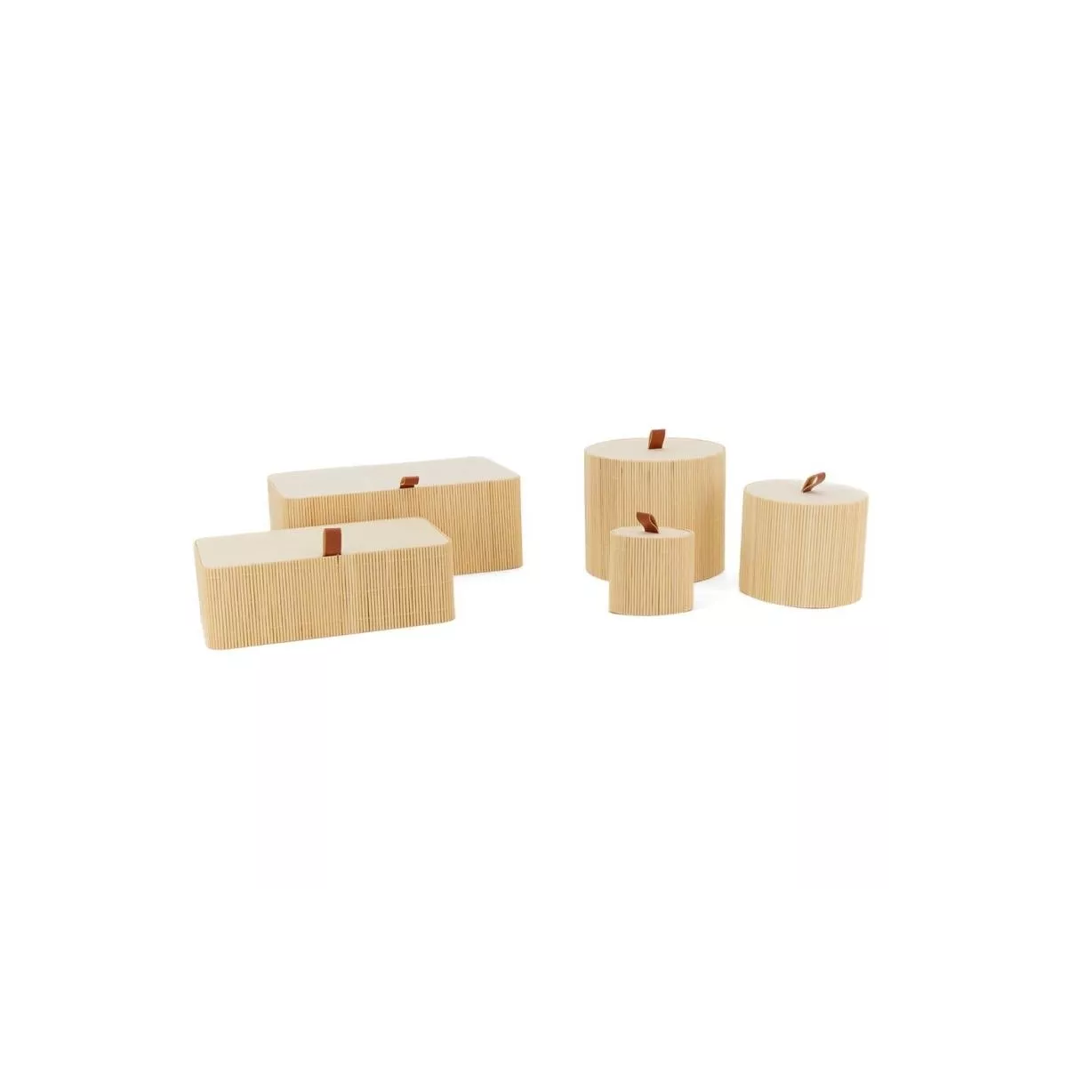 Boite Bambou Idia rectangle 23x13