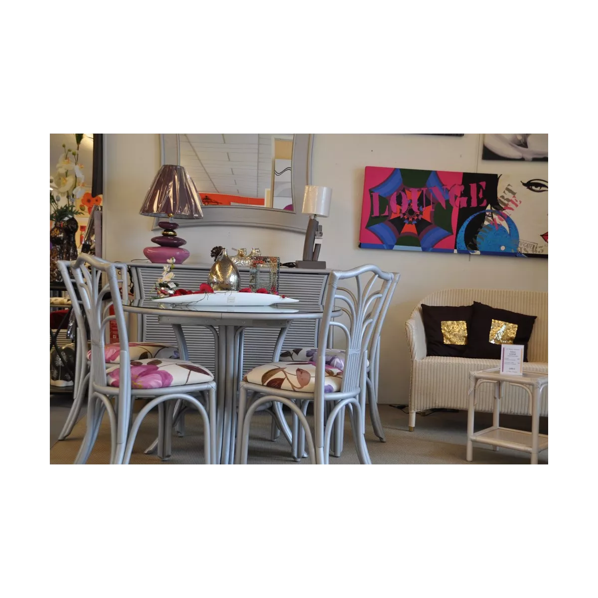 Table Kota Ronde Argent