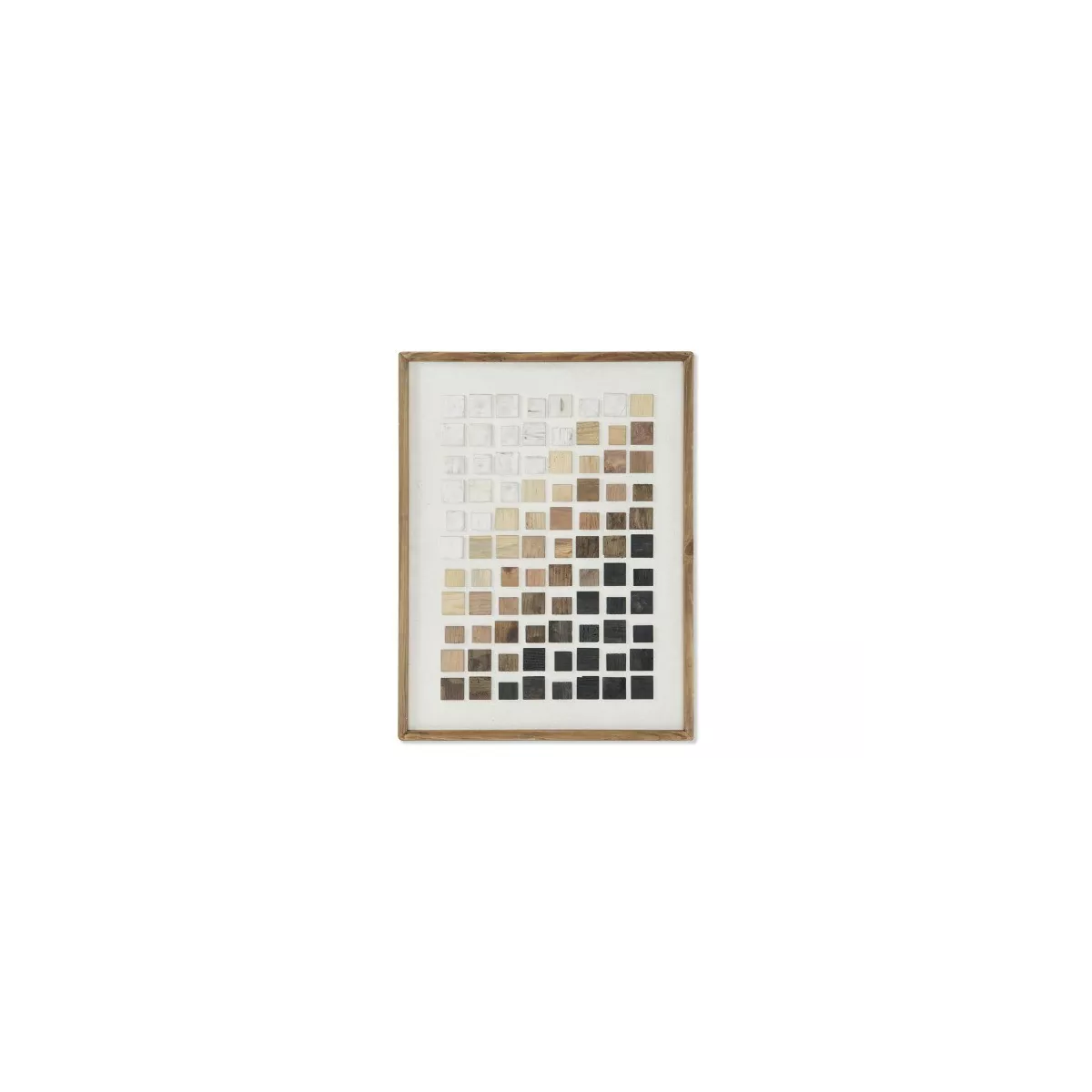 Tableau Carrés Bois 62x82